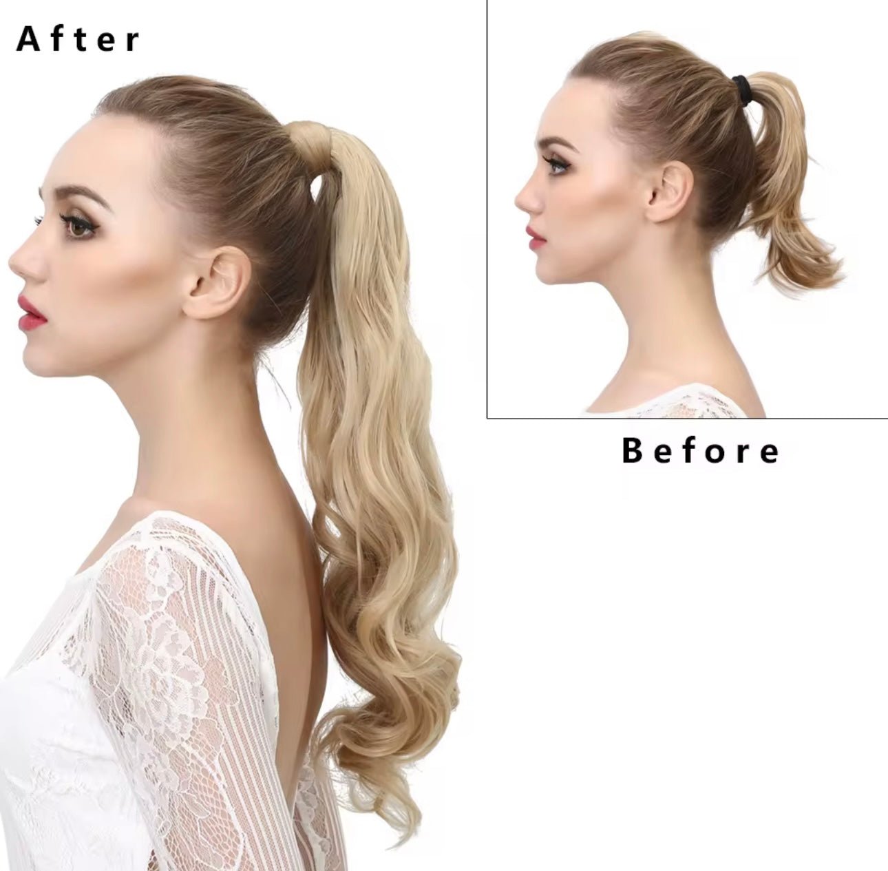 How to Apply a Wrap Around Ponytail Extension Like a Pro ✨ - Glam N' Go Style