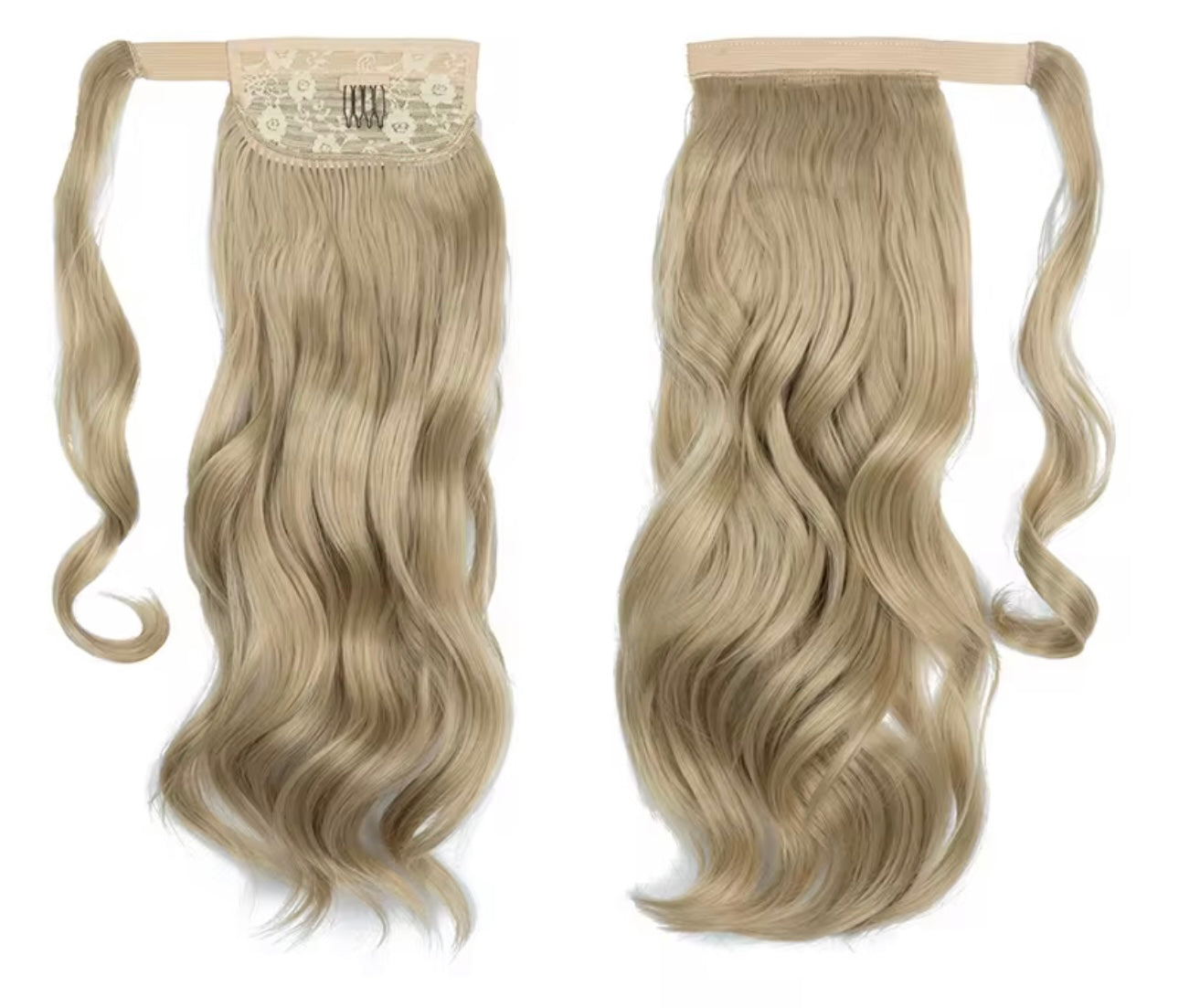 Invisible Ponytail Extension Premium Synthetic Hair 22"- (Trending)