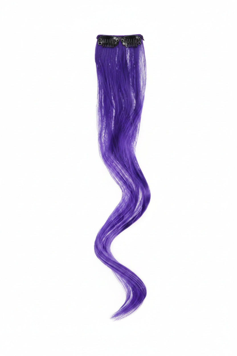 One clip Hairpiece Long Curly Wavy Synthetic Hair Extension