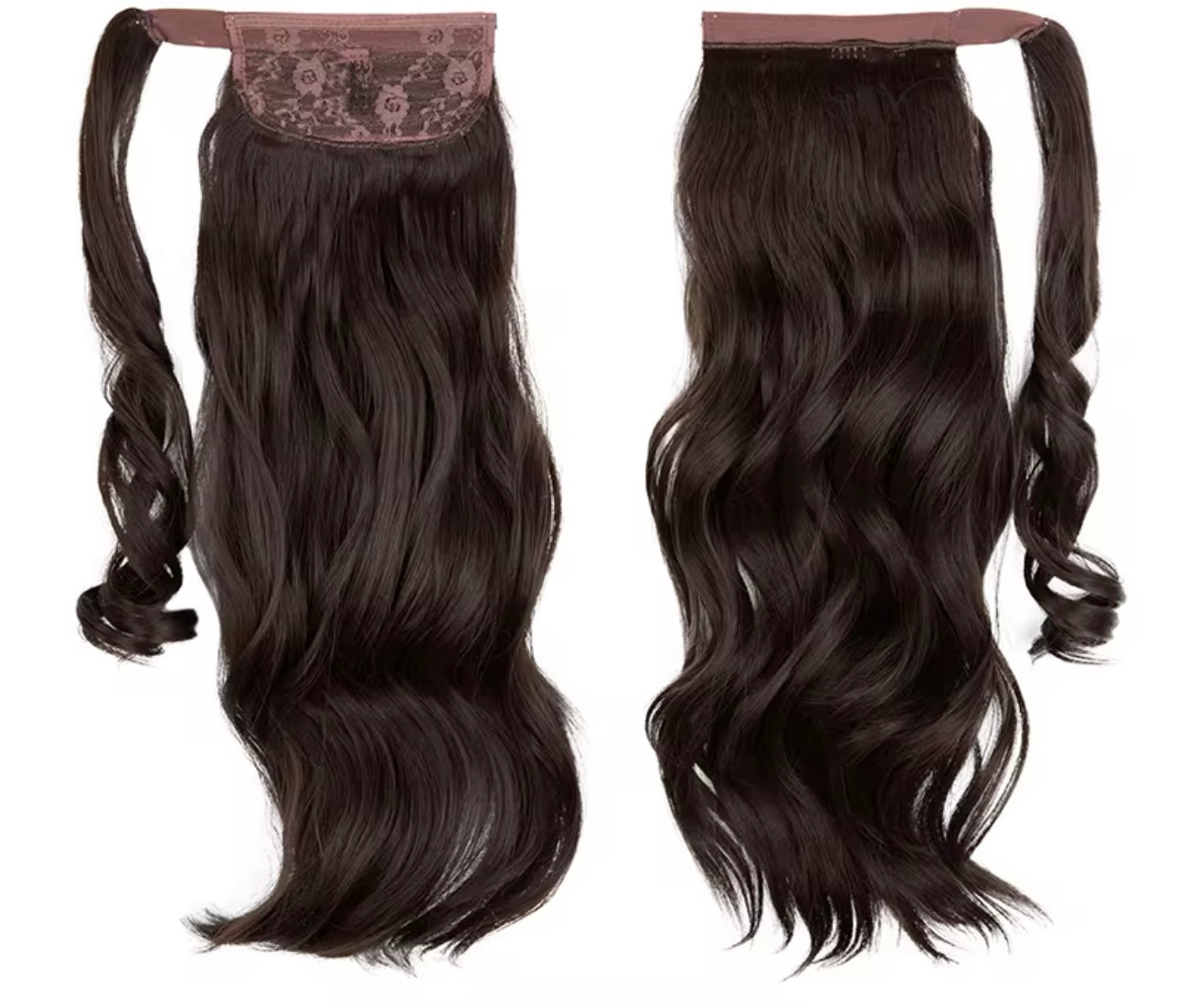 Invisible Ponytail Extension Premium Synthetic Hair 22"- (Trending)