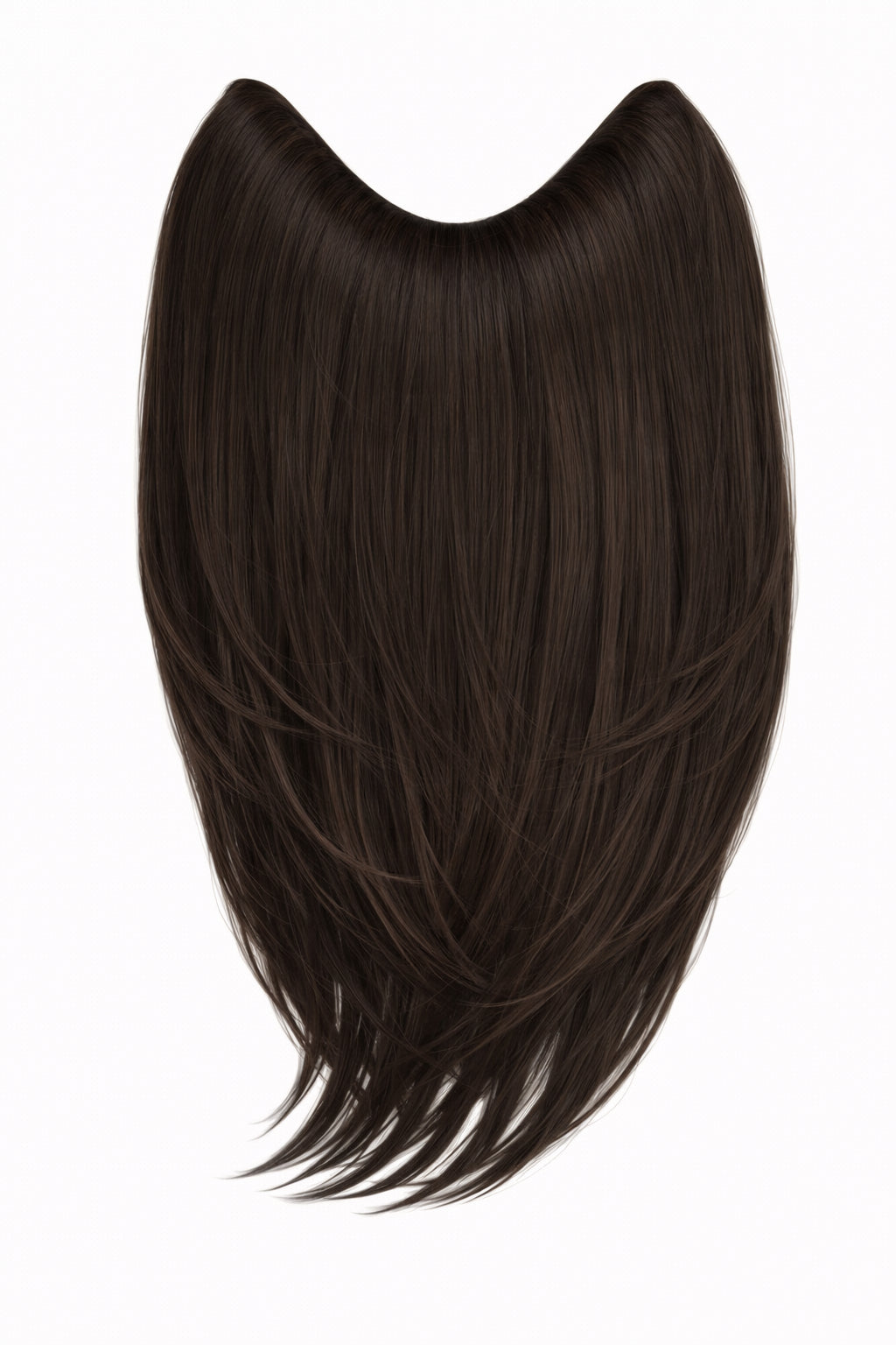 Synthetic Hair Extension Straight Wave V Part Seamless Clip (Hot/Trending)