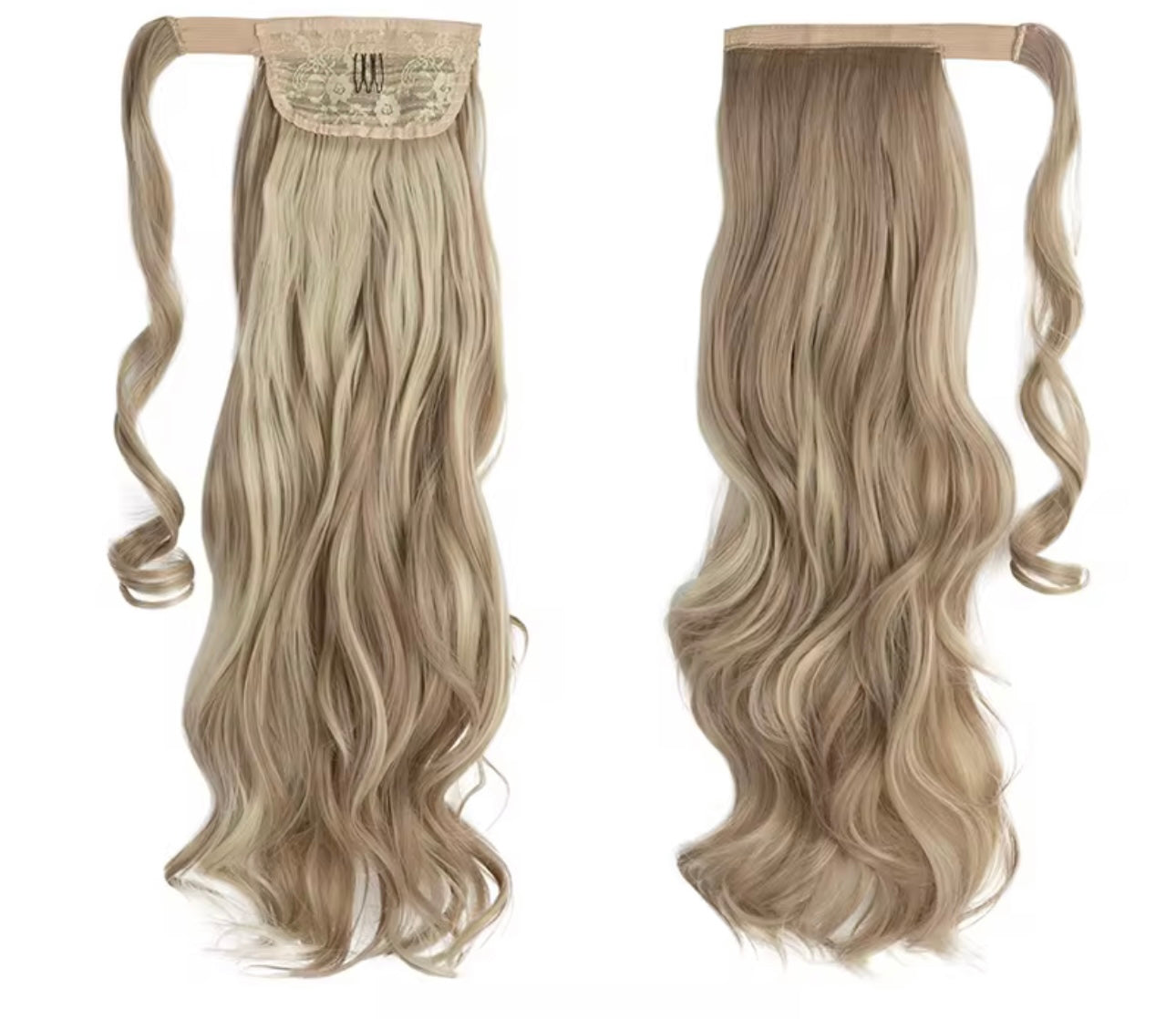 Invisible Ponytail Extension Premium Synthetic Hair 22"- (Trending)