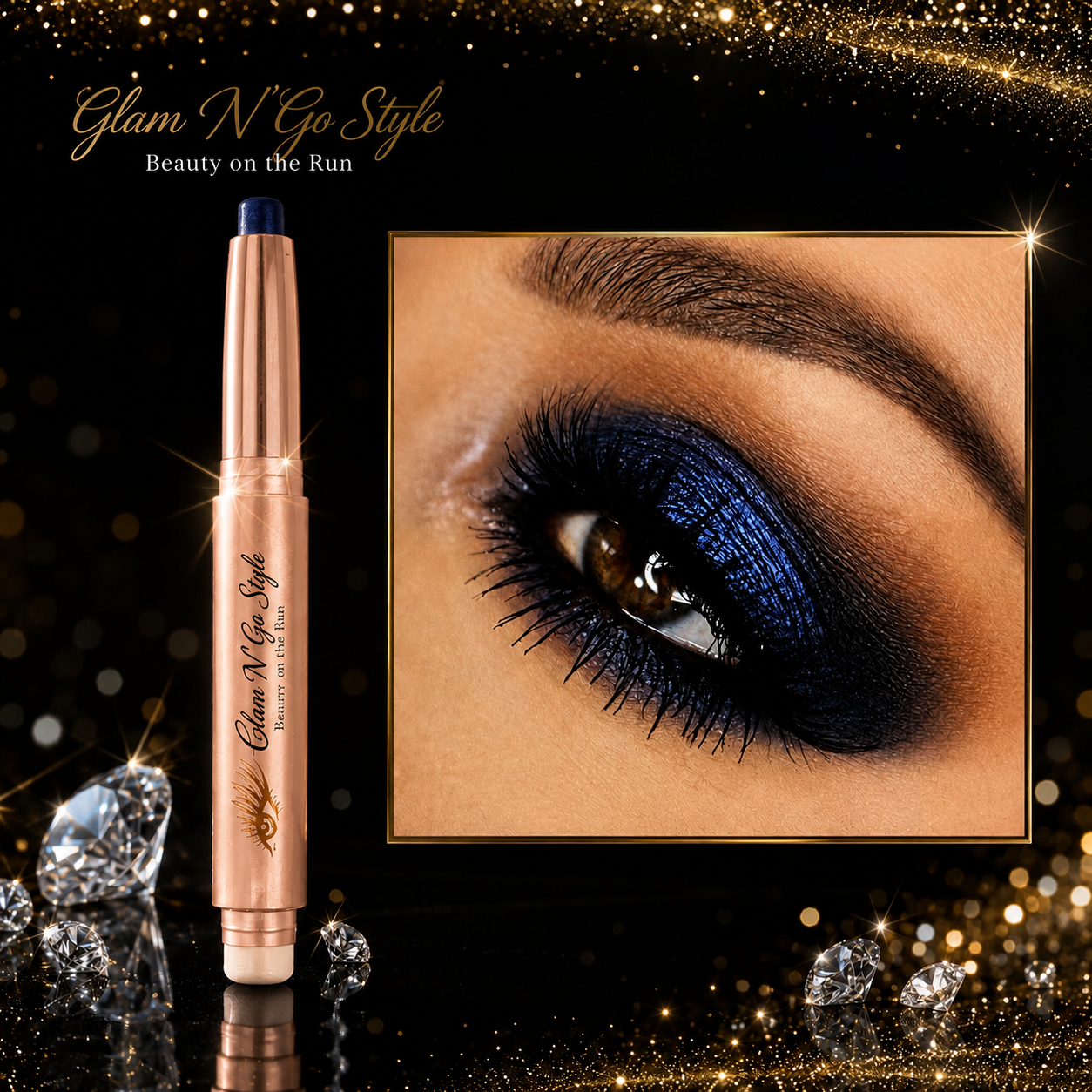 Midnight Run- Eyeshadow Stick- Swipe. Blend. Done.