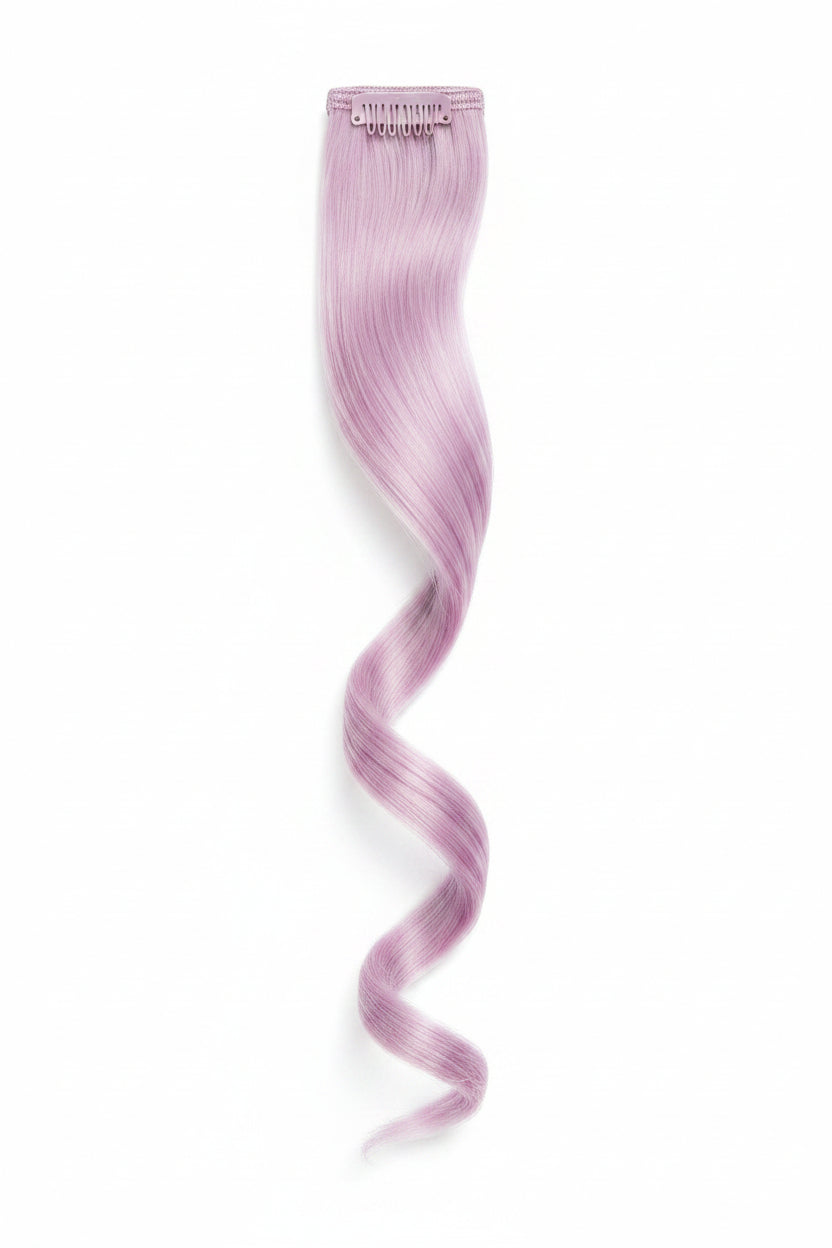 One clip Hairpiece Long Curly Wavy Synthetic Hair Extension