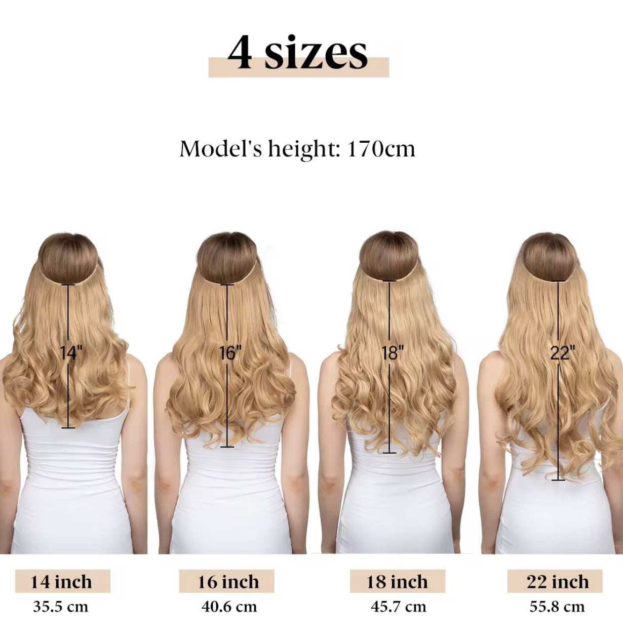 Wavy Invisible Wire Fiber Hair Extensions (VERY POPULAR)