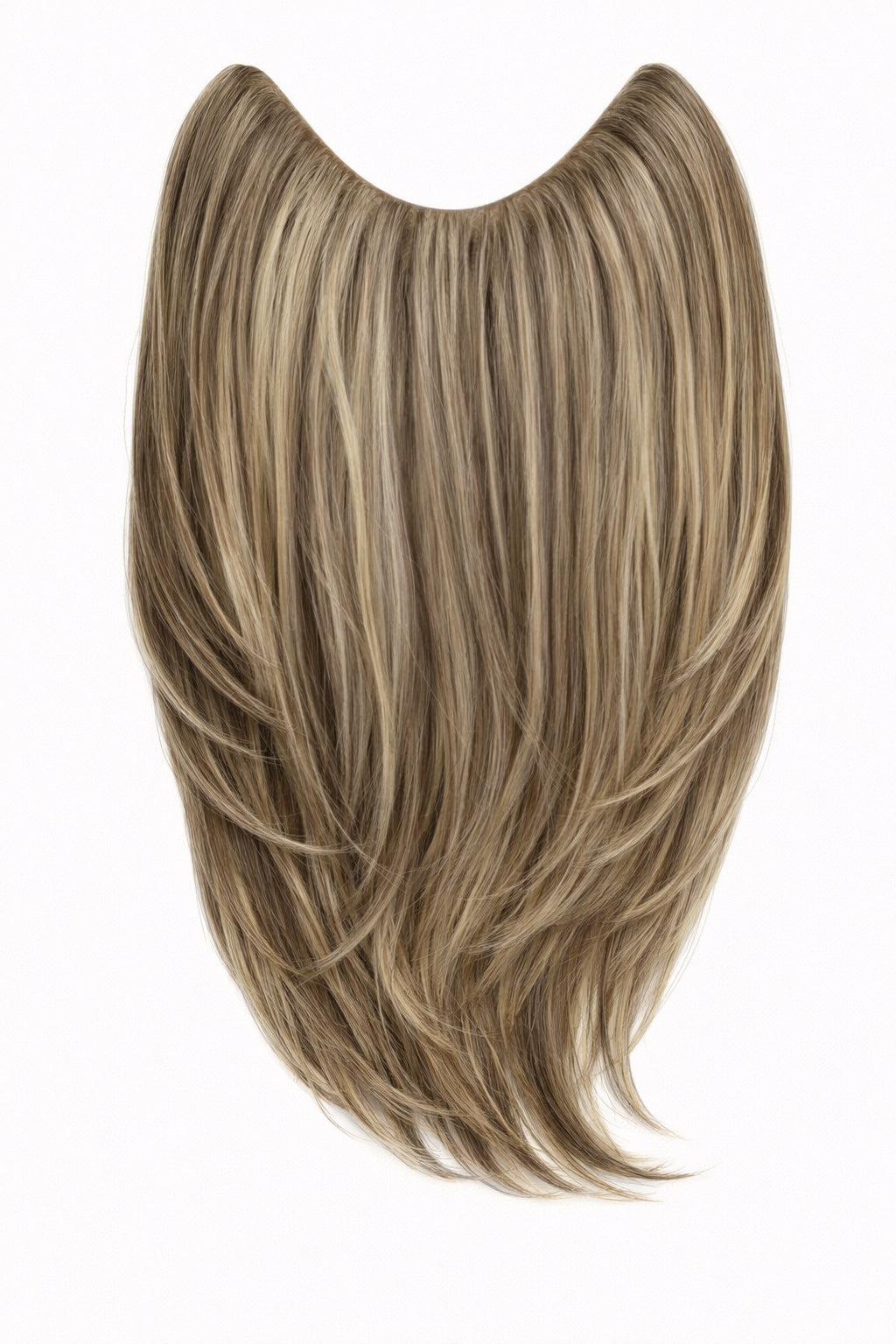 Synthetic Hair Extension Straight Wave V Part Seamless Clip (Hot/Trending)